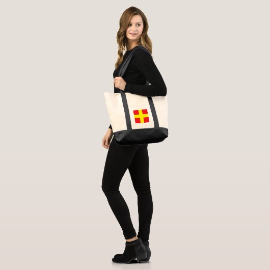 Tote Bag Indicateurs alphabétiques internationaux R (Devant (modèle))