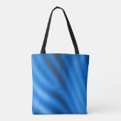 Tote Bag Indigo Blue Gradient Abstrait (Dos)
