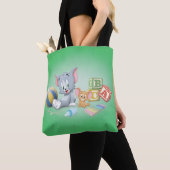 Tote Bag Infant Tom and Jerry Playing With Toys (De près)