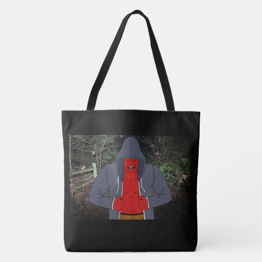 Tote Bag Infiltration nocturne (avec arrière-plan) (Devant)