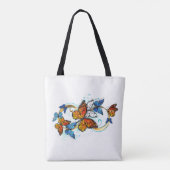 Tote Bag Infini de papillons monarques (Dos)