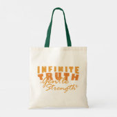 Tote Bag Infinite Truth, Gentle Strength Tote Bags (Dos)