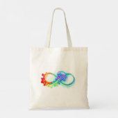 Tote Bag Infinity avec Rainbow Jellyfish (Dos)