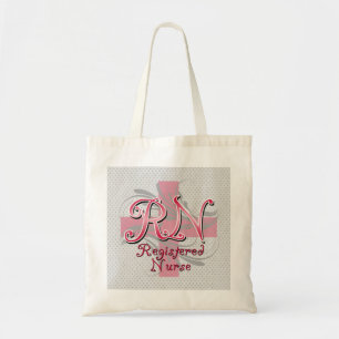 Tote Bag Infirmier autorisé, remous roses de croix