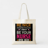 Tote Bag Infirmière amusante dit future Infirmière inscrite (Dos)