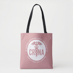 Tote Bag Infirmière anesthésiste certifiée CRNA personnalis