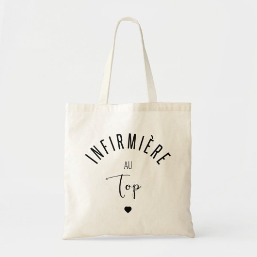 Tote Bag Infirmiere au top (Devant)