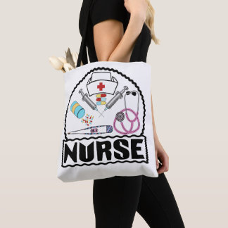 Tote Bag Infirmière avec conception d'équipement