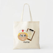 Tote Bag Infirmière avec Porte - bloc Médicale et thermomèt (Devant)