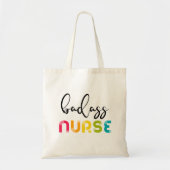 Tote Bag Infirmière Badass (Devant)