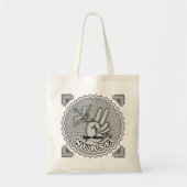 Tote Bag Infirmière caducée de la paix (Devant)