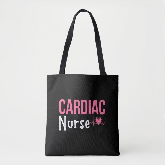 Tote Bag Infirmière Cardiac (Devant)