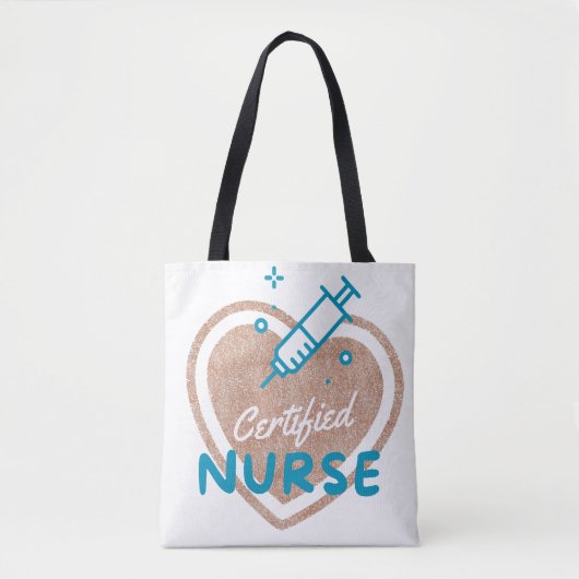 Tote Bag Infirmière certifiée (Devant)