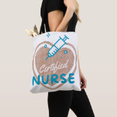 Tote Bag Infirmière certifiée (De près)
