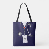 Tote Bag Infirmière créative (Dos)