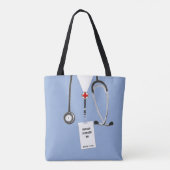 Tote Bag Infirmière créative (Dos)