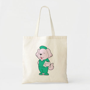 Tote Bag Infirmière de chien