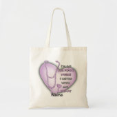 Tote Bag Infirmière de la Force aérienne de Purple Heart (Devant)