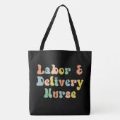 Tote Bag Infirmière de la main-d'oeuvre et de la prestation (Devant)