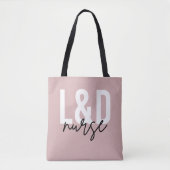 Tote Bag Infirmière de la main-d'oeuvre et de l'accouchemen (Devant)