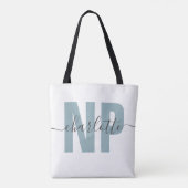 Tote Bag Infirmière de NP personnalisée Praticien Diplôme C (Dos)