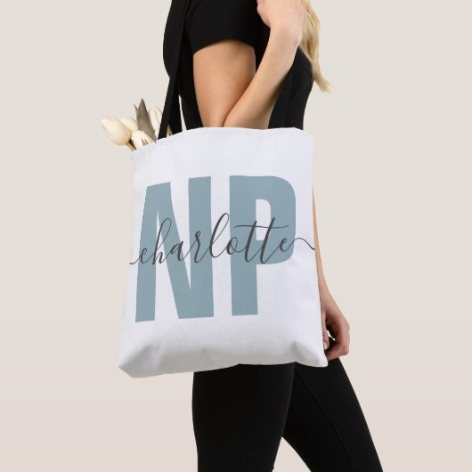 Tote Bag Infirmière de NP personnalisée Praticien Diplôme C (De près)