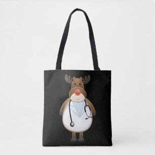Tote Bag Infirmière de rennes Médicale avec stéthoscope 