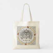 Tote Bag Infirmière de sagesse (Dos)