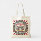 Tote Bag Infirmière de sagesse (Dos)