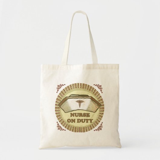 Tote Bag Infirmière de service (Devant)