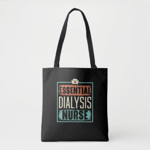 Tote Bag Infirmière dialyse essentielle Maladie Médicale du