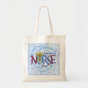 Tote Bag Infirmière diplômée Caducée