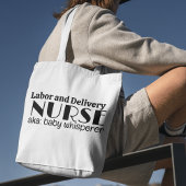 Tote Bag Infirmière du travail et de la livraison, alias Ba