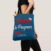 Tote Bag Infirmière en cours École de soins infirmiers Aven (De près)