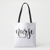 Tote Bag Infirmière Est Année sur mesure Étudiante Infirmiè (Devant)