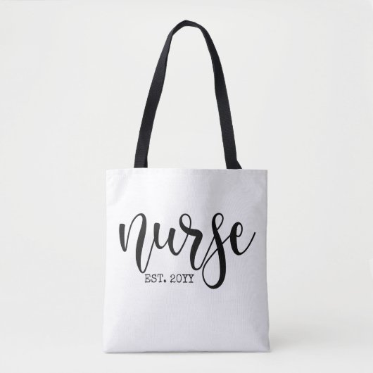Tote Bag Infirmière Est Année sur mesure Étudiante Infirmiè (Devant)
