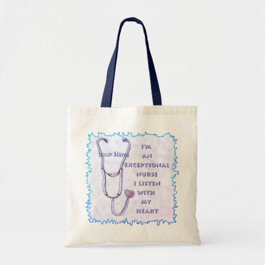 Tote Bag Infirmière exceptionnelle Stethoscope (Devant)