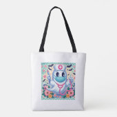 Tote Bag Infirmière fantôme de dessin animé éffrayante : Ar (Dos)