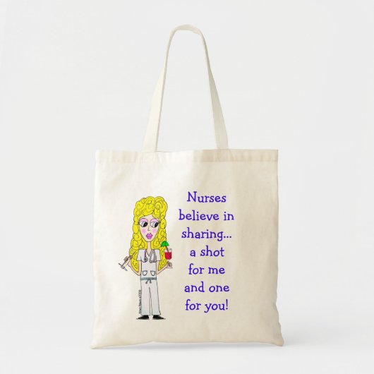 Tote Bag Infirmière Fourre-tout (Devant)