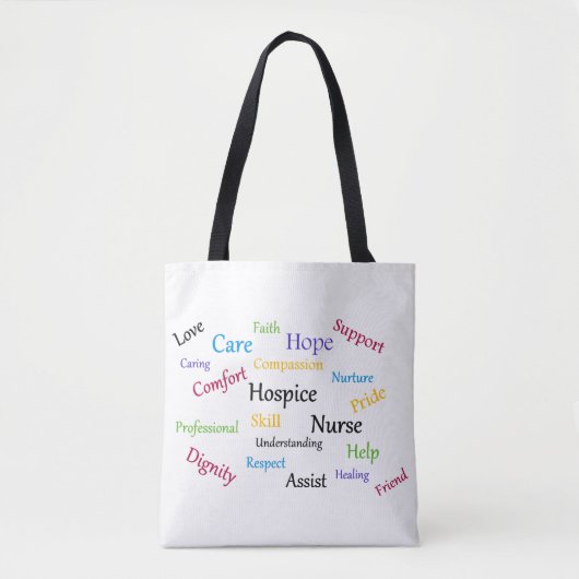 Tote Bag Infirmière Fourre-tout d'hospice (Devant)