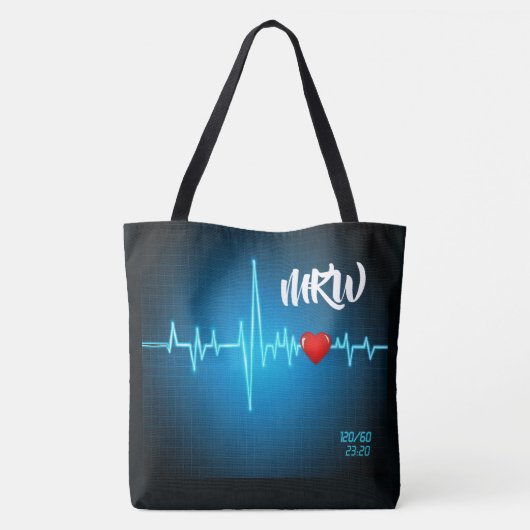 Tote Bag Infirmière Fourre-tout - Voir retour (Dos)