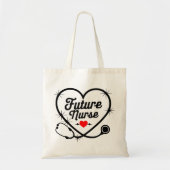 Tote Bag Infirmière future (Devant)