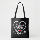 Tote Bag Infirmière future (Devant)