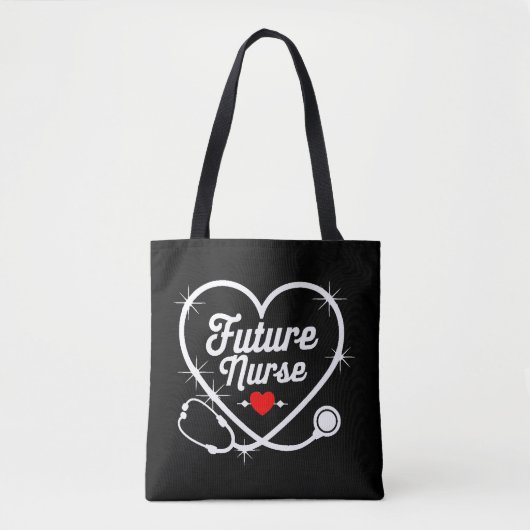 Tote Bag Infirmière future (Devant)