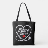 Tote Bag Infirmière future (Dos)