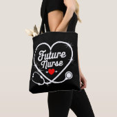 Tote Bag Infirmière future (De près)