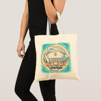 Tote Bag Infirmière Hawaï