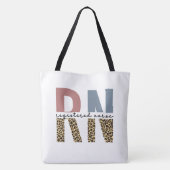Tote Bag Infirmière inscrite de la RN Cheetah Imprimer Infi (Dos)