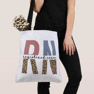 Tote Bag Infirmière inscrite de la RN Cheetah Imprimer Infi
