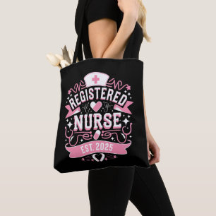 Tote Bag Infirmière inscrite Est 2025 Infirmière